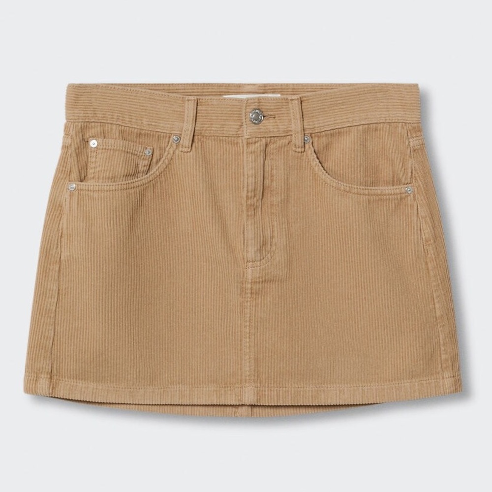 MANGO Tan Corduroy Co-Ord - Picture 7 of 15